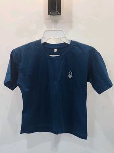 Benetton Blue Tee