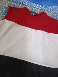Black White Red Mix Bodycon Dress