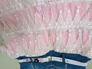 Denim &amp; Pink Tulle Dress