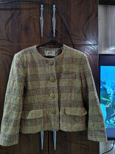 Vintage Plaid Blazer