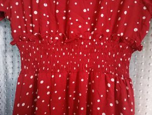 Red Polka Dot Dress