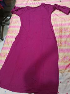 Elegant Purple Kurta