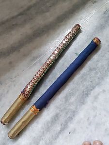 Decorated Dandiya Sticks