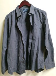 The Privilege Club Black and Grey Textured Shirt