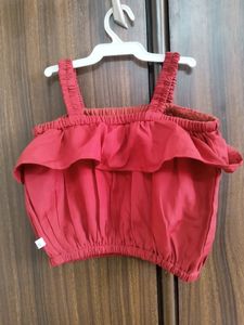 Lilpicks Maroon Coord Set 7-8 Years