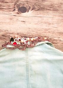 SALE Seal Sexy Beaded Denim Ja