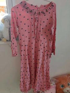 Pink Polka Dot Dress