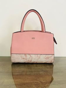 AND Pink Marble Satchel