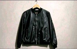 [last price] Black moto Bomber Jacket