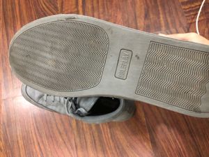 Gray High-Top Sneakers UK10