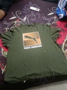 Puma Worldwide Olive Tee