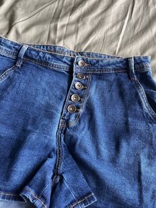 Vintage-Style Denim Shorts