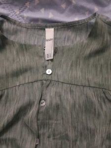 Olive Green Blouse