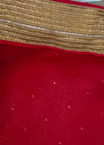 Lakshmipati yellow and red Georgette Saree