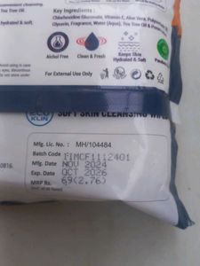 Eco Klin Cleansing Wipes - 25 Count