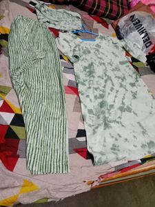 Cotton  Pent Kurti Set