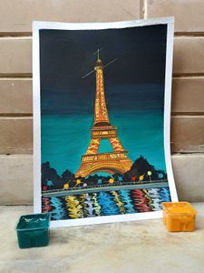 Eiffel Tower Painting