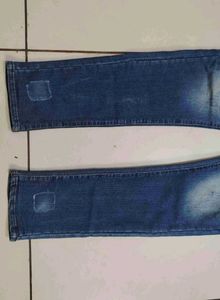 Distressed Denim Jeans