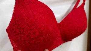 Red Bra And long Rob