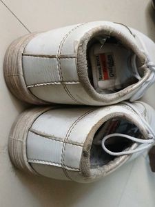 Vintage White School Shoes