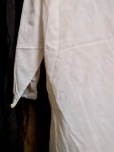 Mens White Plain Kurta