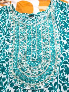 Perfect Cotton Stretched Suit With Dupatta ,Buttom