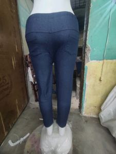 Girls Prited Rafuo Digine Deinam Pants Deina