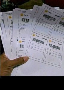 56 Non Sticky Shipping Labels