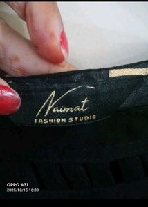 Naimat by fashion studio pakistani Black Kurta Set