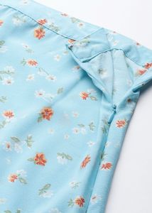 Powder blue A line skirt