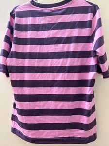 Striped Tee - Pink &amp; Purple