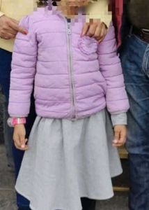 Trendy Cute Lilac Puffer Warm Jacket