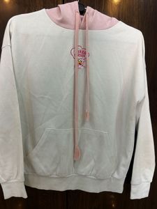 Hoodie with Pink Details