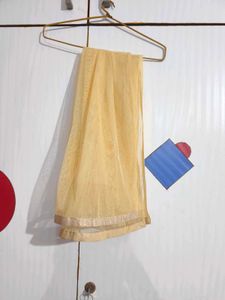 Women Yellow Anarkali Suit With Dupatta