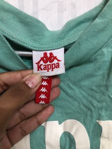 Kappa Sea Green Short Sleeve T Shirt