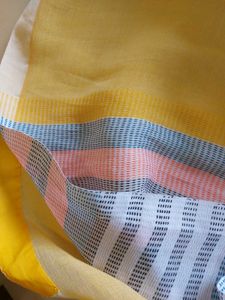 Sunny Yellow Handloom Cotton Saree