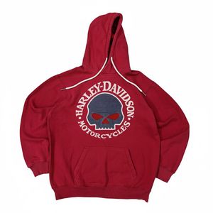 Harley-Davidson Red Skull Hoodie