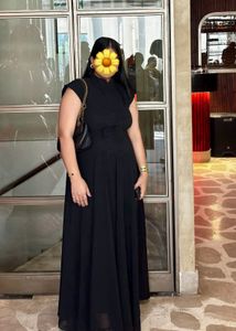 Elegant Black Maxi Dress | XXL