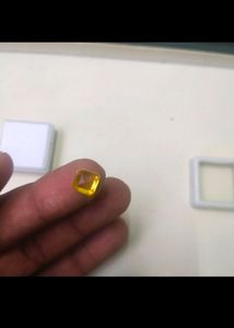 5.45CTS Unheated High Quality Square Shape Pukhraj