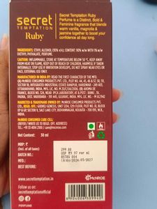 Secret Temptation Ruby Perfume
