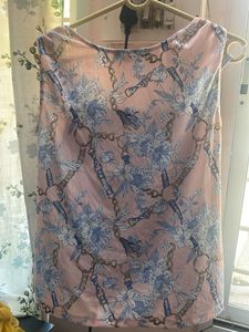 Stylish Printed Baby Pink Top
