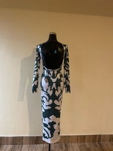 Patterned Long Sleeve Dress (KYLIE Inspired)