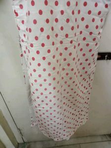 Polka Dot Red ♥️ 🤍 White Kurta