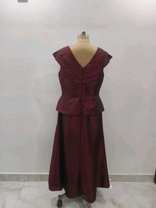🤎Elegant Maroon Formal Dress