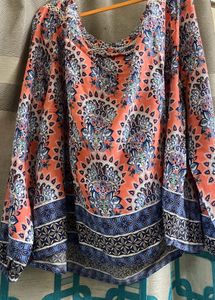 western off shoulder top