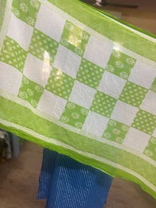 Angarakha Pure Cotton Green Printed Kurta Set