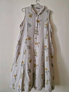 Floral Striped Dress