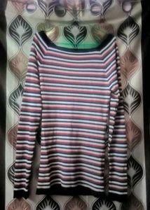 Striped Long Sleeve Top