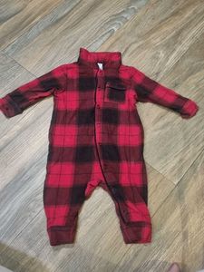 Cute Plaid Baby Romper