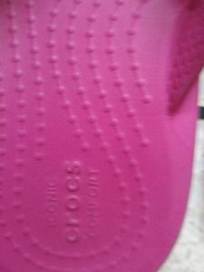 Pink Crocs Flip Flops Uk Size 8 Kids